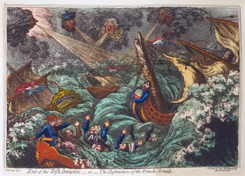 End of the Irish Invasion or the Destruction of the French Armada